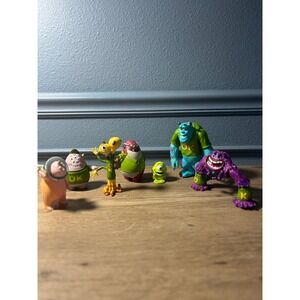Monsters Inc Figures‎ Lot Mike Sully Randall Boo Celia 6pc Set EUC
